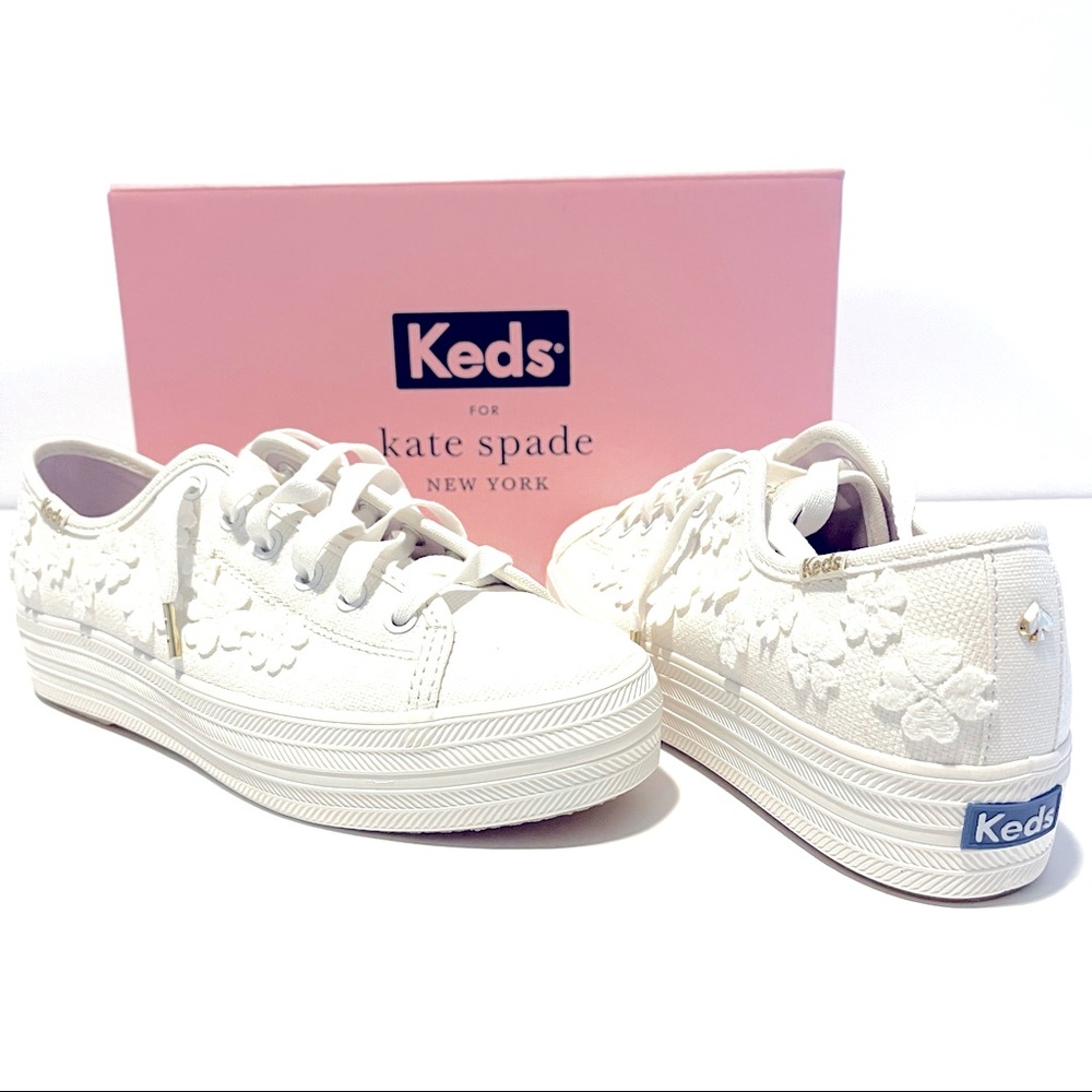Keds x Kate Spade ♠️ New York Triple White Floral